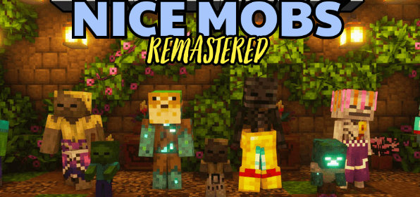Nice Mobs Remastered для Майнкрафт [1.20.5, 1.20.4, 1.20.3]