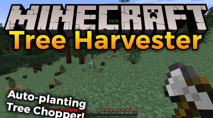 Tree Harvester для Майнкрафт [1.19.3, 1.19.2, 1.19.1]