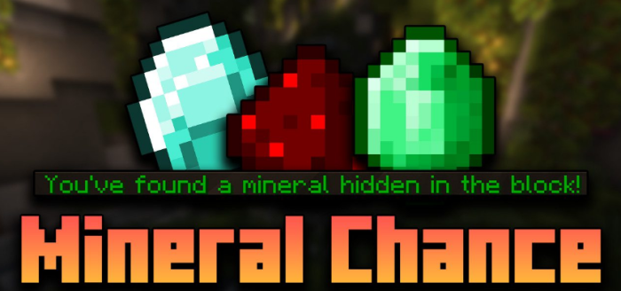 Mineral Chance для Майнкрафт [1.19.3, 1.19.2, 1.19.1]