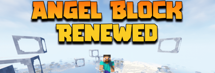Angel Block Renewed для Майнкрафт [1.19.3, 1.19.2, 1.18.2]