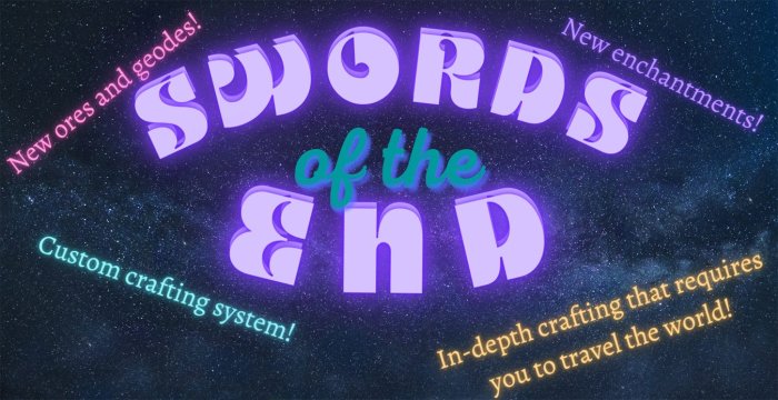 Swords of the End для Майнкрафт [1.17.1, 1.16.5]