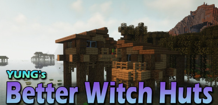 YUNG’s Better Witch Huts для Майнкрафт [1.19.4, 1.19.3, 1.18.2]