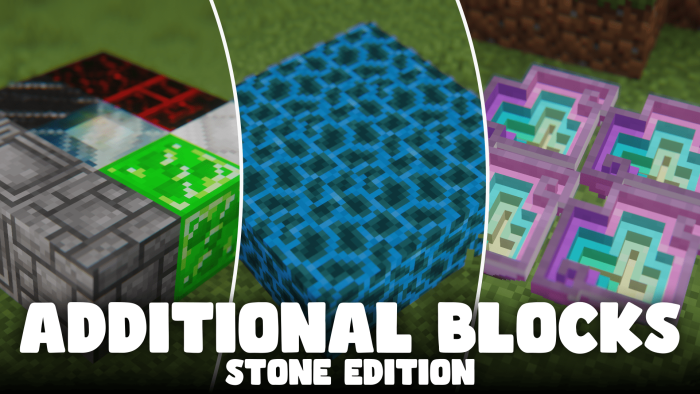 Additional Blocks: Stone Edition для Майнкрафт [1.20.1, 1.19.4, 1.19.2]