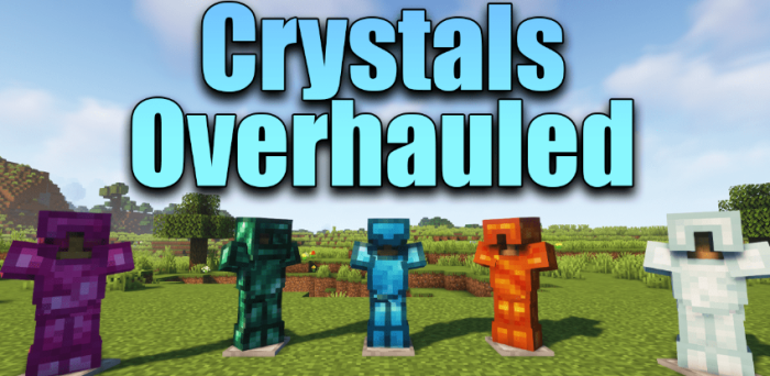 Crystals Overhauled для Майнкрафт [1.20.1, 1.19.4, 1.19.2]