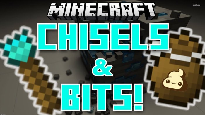 Chisels & Bits для Майнкрафт [1.20.1, 1.19.4, 1.19.3]