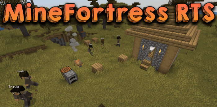 MineFortress RTS для Майнкрафт [1.20.1, 1.20, 1.18.2]