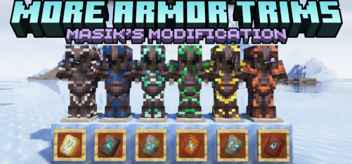 More Armor Trims для Майнкрафт [1.20.1, 1.20]