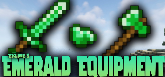 Exline’s Emerald Equipment для Майнкрафт [1.20.2, 1.20.1, 1.19.4]
