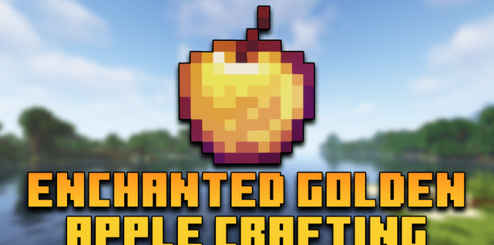 Enchanted Golden Apple Crafting для Майнкрафт [1.20.2, 1.18.2, 1.18.1]