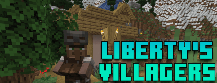 Liberty’s Villagers для Майнкрафт [1.20.2, 1.20.1, 1.19.4]