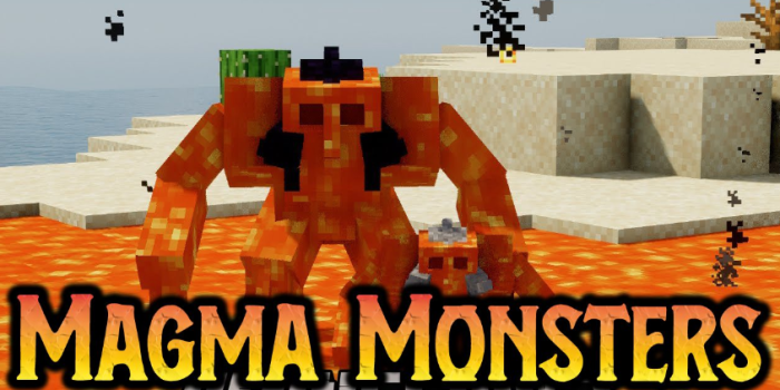 Magma Monsters для Майнкрафт [1.19.2, 1.18.2, 1.18.1]
