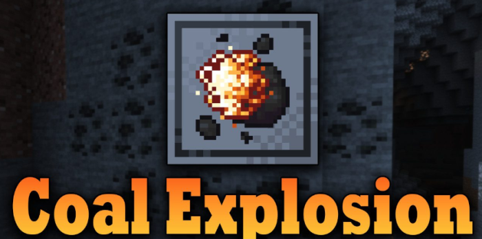 Coal Explosion для Майнкрафт [1.20.2, 1.20.1, 1.19.4]