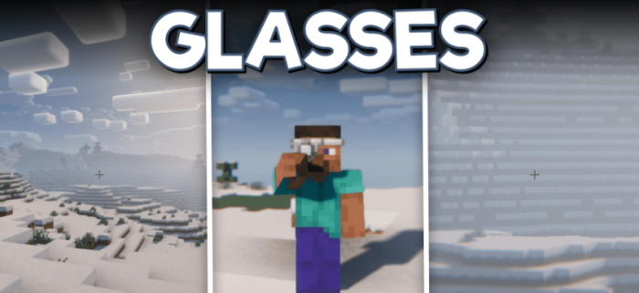 Glasses для Майнкрафт [1.20.2, 1.20.1]