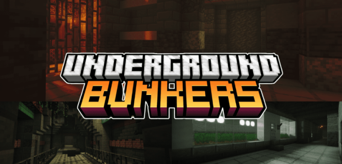 Underground Bunkers для Майнкрафт [1.20.4, 1.19.2]