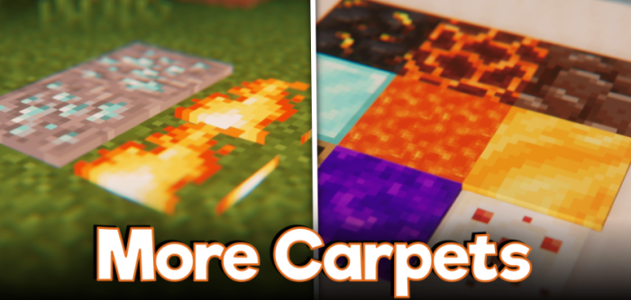 More Carpets для Майнкрафт [1.20.4, 1.20.2, 1.19.4]