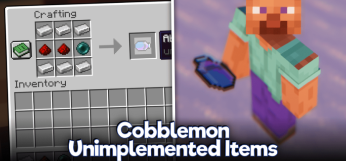 Cobblemon Unimplemented Items для Майнкрафт [1.20.1, 1.19.2]