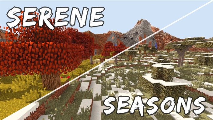Serene Seasons для Майнкрафт [1.20.4, 1.20.2, 1.20.1]