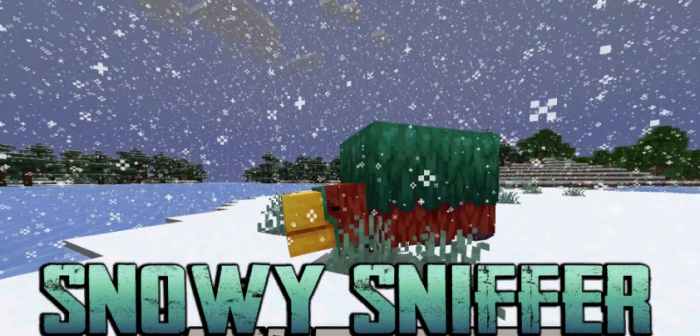 Snowy Sniffer для Майнкрафт [1.20.1, 1.20]