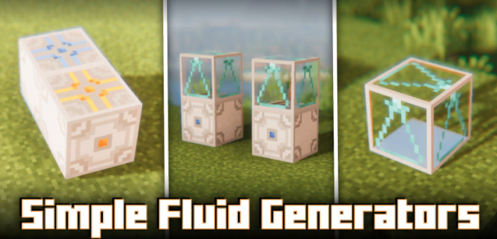 Simple Fluid Generators для Майнкрафт [1.20.1, 1.20]