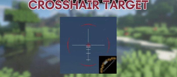 Crosshair Target для Майнкрафт [1.20.4, 1.20.3, 1.20.2]