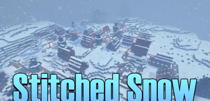 Stitched Snow для Майнкрафт [1.20.4, 1.20.1, 1.19.2]