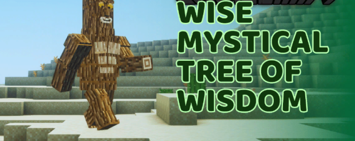 Wise Mystical Tree of Wisdom для Майнкрафт [1.20.1, 1.20]