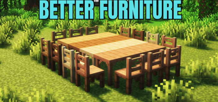 Better Furniture для Майнкрафт [1.20.4, 1.20.3]