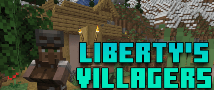 Liberty’s Villagers для Майнкрафт [1.20.6, 1.20.5]