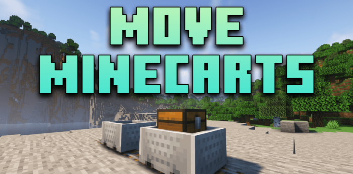 Move Minecarts для Майнкрафт [1.21, 1.20.6, 1.20.4]