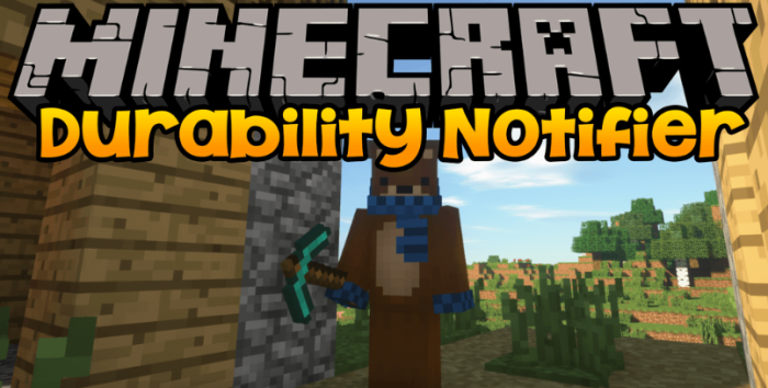 Durability Notifier для Майнкрафт [1.21, 1.20.6, 1.20.4]