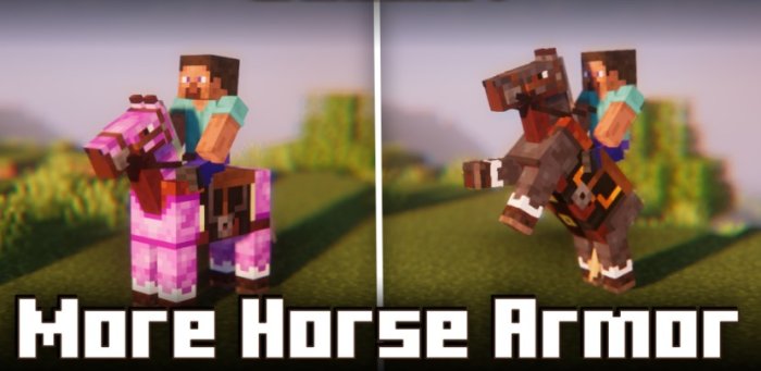 More Horse Armor для Майнкрафт [1.20.1, 1.18.2]