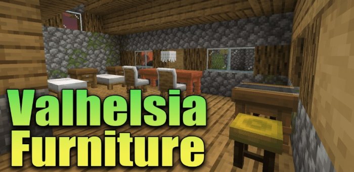 Valhelsia Furniture для Майнкрафт [1.21, 1.20.1]