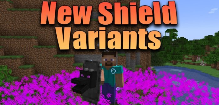 New Shield Variants для Майнкрафт [1.21, 1.20.4, 1.20.2]