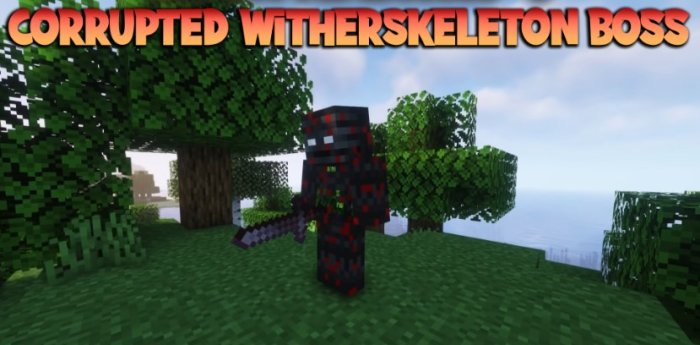 Corrupted Witherskeleton Boss для Майнкрафт [1.18.2, 1.17.1, 1.16.5]