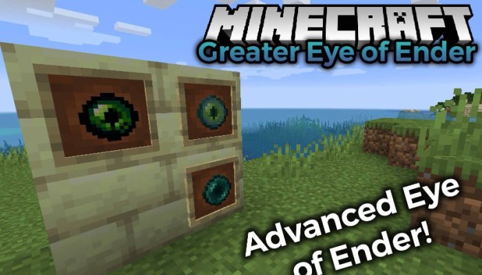 Greater Eye of Ender для Майнкрафт [1.21, 1.20.6, 1.20.5]