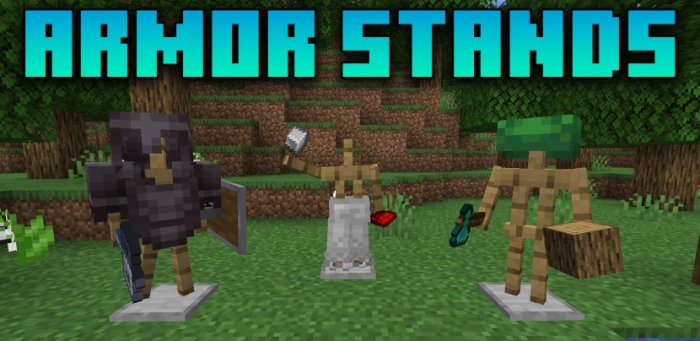 Armor Stands для Майнкрафт [1.21.1, 1.21, 1.20.6]