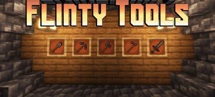 Flinty Tools для Майнкрафт [1.18.2, 1.18.1, 1.17.1]