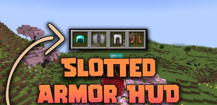 Slotted Armor HUD для Майнкрафт [1.21.1, 1.21, 1.20.6]