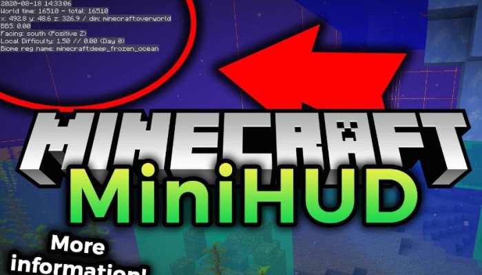 MiniHUD для Майнкрафт [1.21.1, 1.21, 1.20.6]