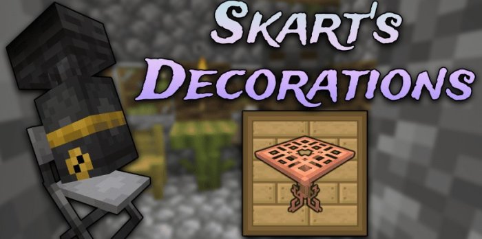 Skart’s Decorations для Майнкрафт [1.21.1, 1.20.6, 1.20.4]