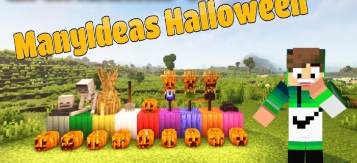 ManyIdeas Halloween для Майнкрафт [1.21.1, 1.20.6, 1.20.4]