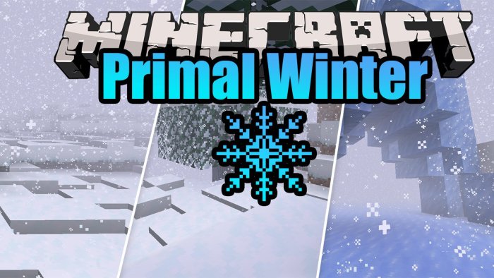 Primal Winter для Майнкрафт [1.21.1, 1.20.1, 1.20]