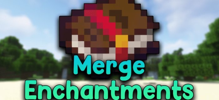 Merge Enchantments для Майнкрафт [1.21.1, 1.20.6, 1.20.4]