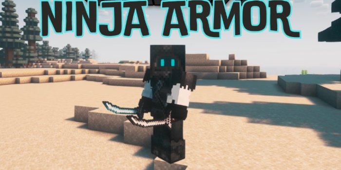 Ninja Armor для Майнкрафт [1.21.1, 1.20.6]