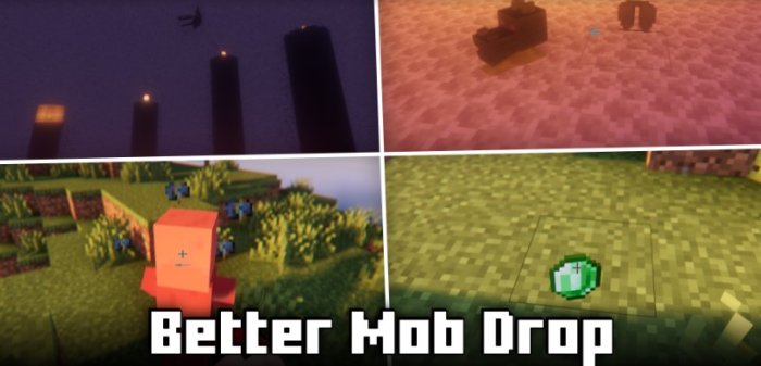 Better Mob Drop для Майнкрафт [1.21.1, 1.21]