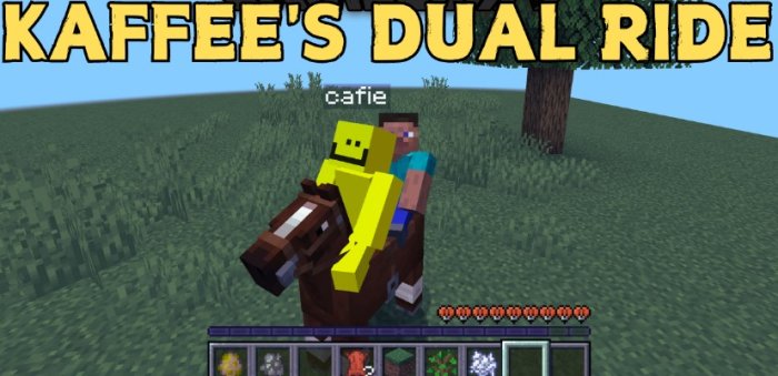 Kaffee’s Dual Ride для Майнкрафт [1.21.1, 1.21, 1.20.4]