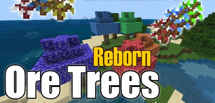 Ore Tree Reborn для Майнкрафт [1.20.2, 1.20.1, 1.20]