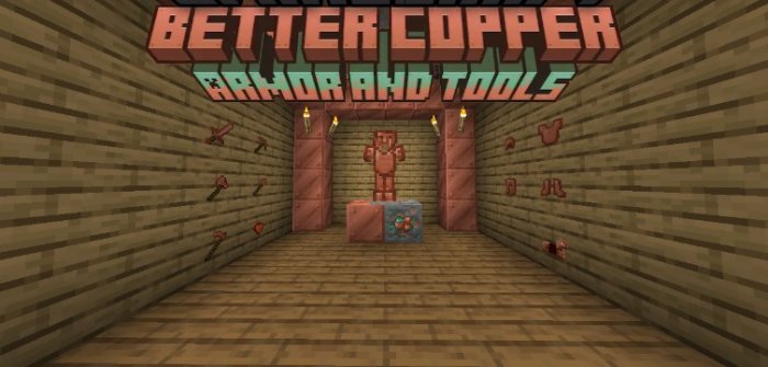 Better Copper Armor and Tools для Майнкрафт [1.21.1, 1.21]