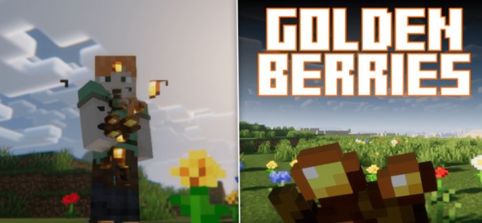 Golden Berries для Майнкрафт [1.21.1, 1.21]