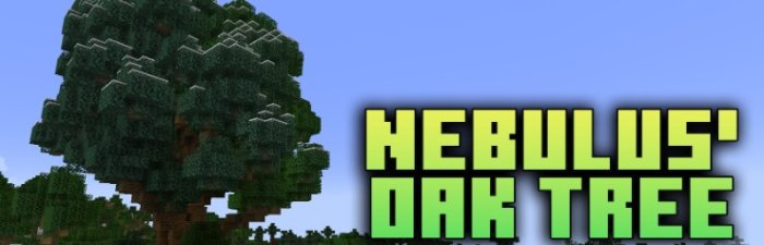 Nebulus’ Oak Tree для Майнкрафт [1.20.4, 1.20.1, 1.19.4]